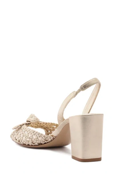 Alexandre Birman Easy Clarita Tresse Block Heel Slingback Sandal