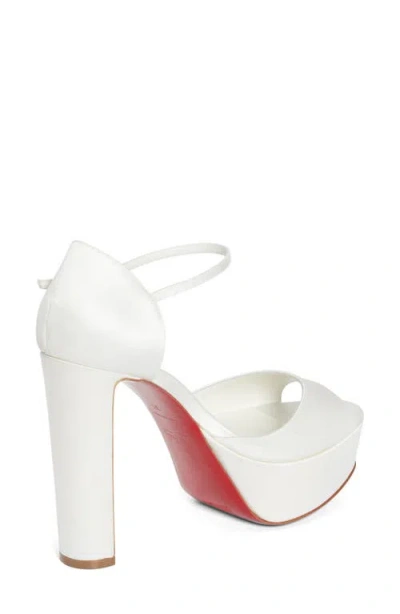 Christian Louboutin Bridal Sandaloo 130 Crepe Satin Sandals