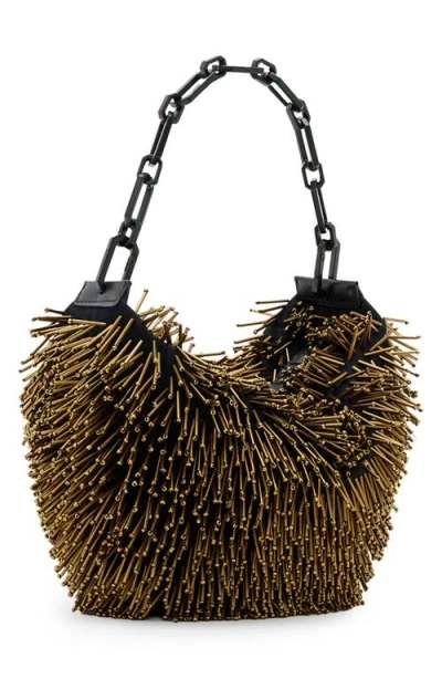 Allsaints Mini Madea Chain Handle Leather Handheld Bag