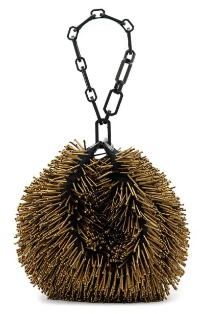 Allsaints Mini Madea Chain Handle Leather Handheld Bag