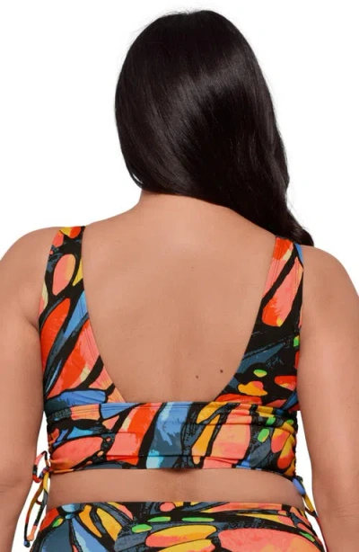 S3 Cinched Adjustable Midkini Top