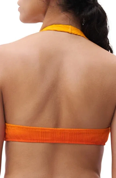 Chantelle Pulp Textured Tie Front Bikini Top