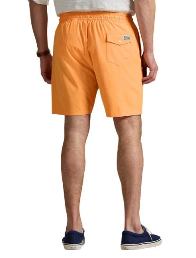 Polo Ralph Lauren Big & Tall Traveler Swim Trunks In Orange