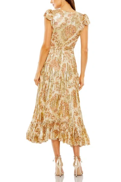 Mac Duggal 9319 High Low Floral Print Formal Dress