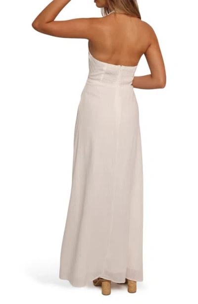 Petal And Pup Petal & Pup Michelle Halter Dress In Neutral