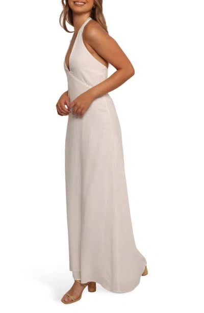 Petal And Pup Petal & Pup Michelle Halter Dress In Neutral