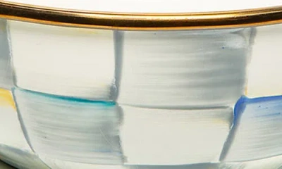 Mackenzie-childs Mackenzie Childs Sterling Check® Set Of 4 Everyday Bowls