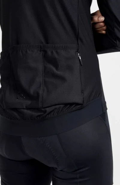 Craft Core Bike Essence Long Sleeve Jersey Top In Black