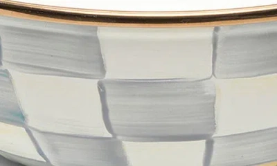 Mackenzie-childs Mackenzie Childs Sterling Check Enameled Set Of 3 Mixing Bowls
