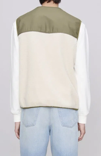 Apc Crew Neck Sleeveless Sweatshirt With Contrast Panel