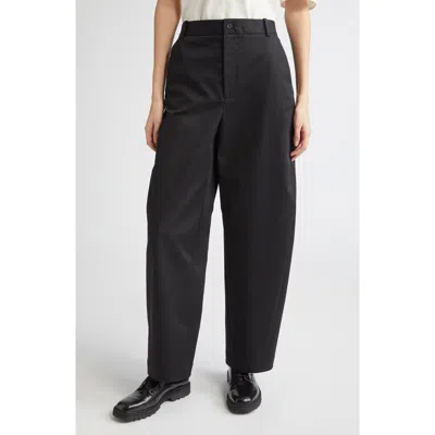 Partow Kayden Stretch Cotton Pants In Black