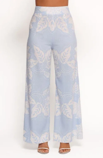 Petal And Pup Petal & Pup Riba Wide Leg Pants In Blue