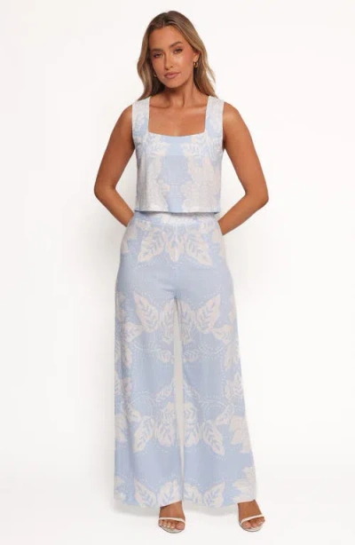 Petal And Pup Petal & Pup Riba Wide Leg Pants In Blue