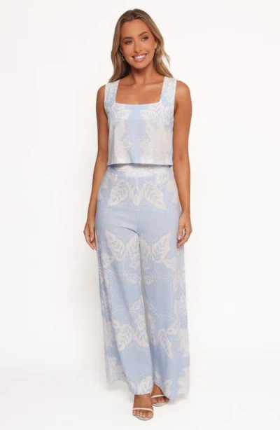 Petal And Pup Petal & Pup Riba Wide Leg Pants In Blue