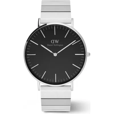 Daniel Wellington Classic Piano Link Bracelet Watch, 40mm