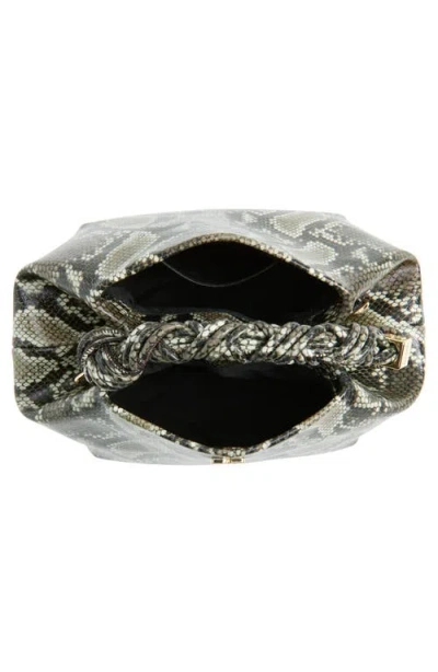 Ganni Bou Bag Small Woman Python Print In Multi