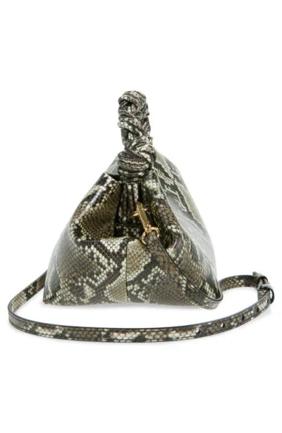 Ganni Bou Bag Small Woman Python Print In Multi
