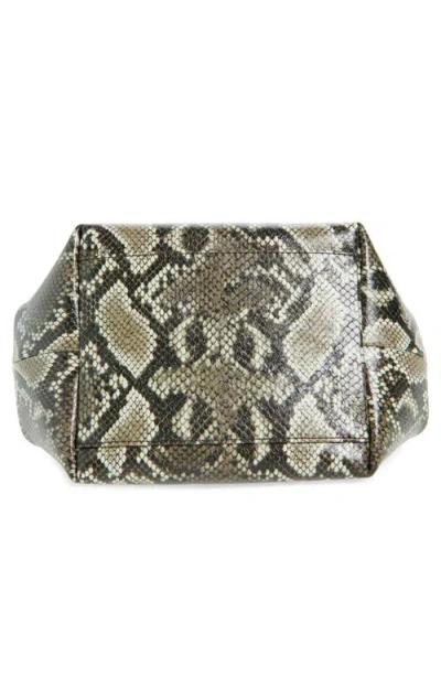 Ganni Bou Bag Small Woman Python Print In Multi