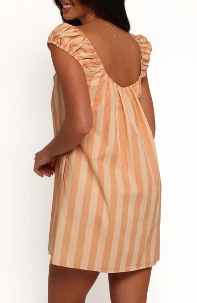 Petal And Pup Petal & Pup Pammy Stripe Cotton Minidress In Multi