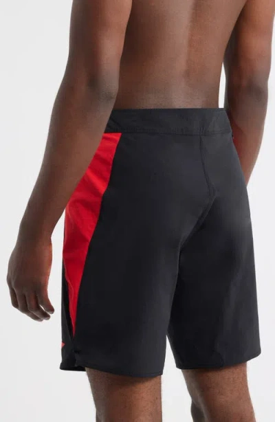 Florence Cordura Airtex Board Shorts In Black