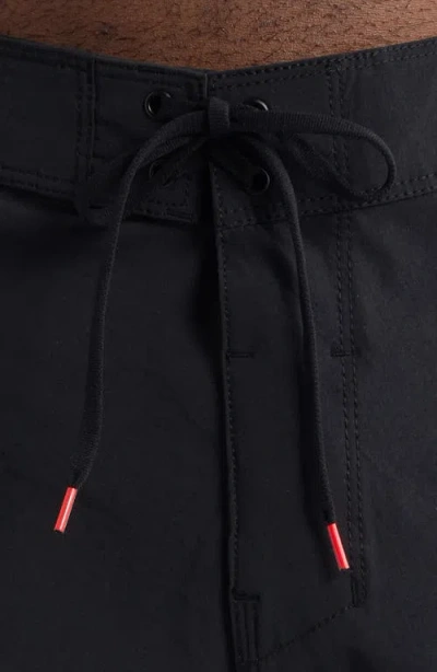 Florence Cordura Airtex Board Shorts In Black