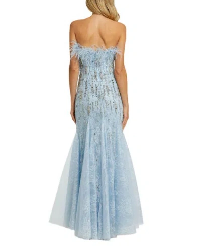 Mac Duggal 2238 Long Mermaid Formal Feather Prom Dress