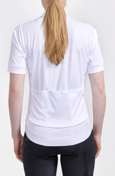 Craft Core Essence Jersey Bike Top In White