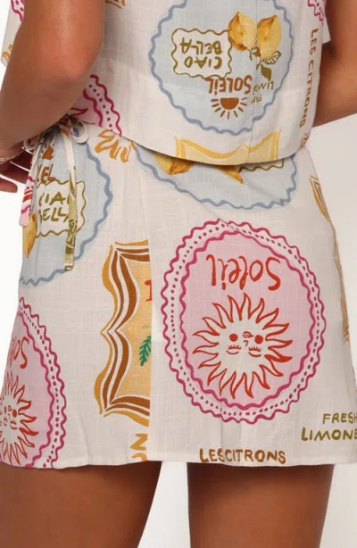 Petal And Pup Petal & Pup Siena Wrap Miniskirt In White