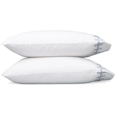 Matouk Gordian Knot Set Of 2 500 Thread Count Cotton Percale Pillowcases