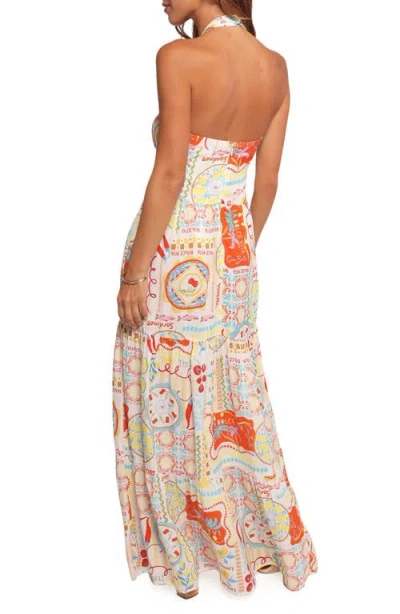 Petal And Pup Petal & Pup Jelena Maxi Halter Dress In White