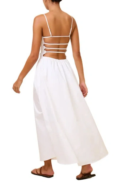 Solid & Striped The Delta Smocked Cotton Maxi Sundress