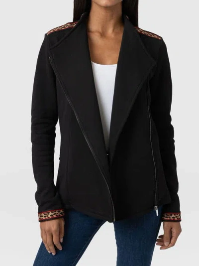 Saint And Sofia Saint + Sofia Cotton Biker Jacket