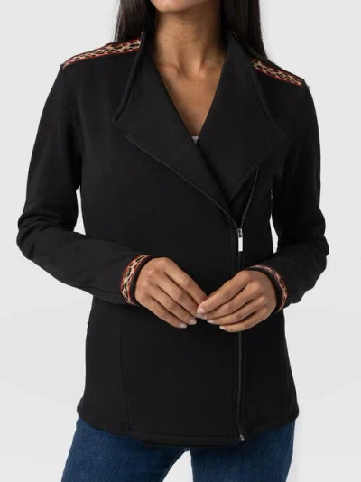 Saint And Sofia Saint + Sofia Cotton Biker Jacket