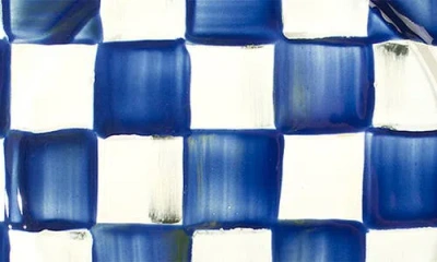 Mackenzie-childs Mackenzie Childs Royal Check Set Of 4 Dinner Plates