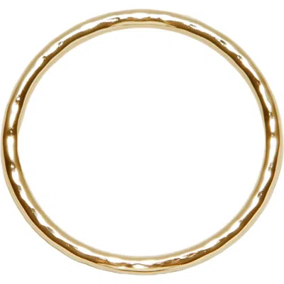 Argento Vivo Hammered Oval Bangle