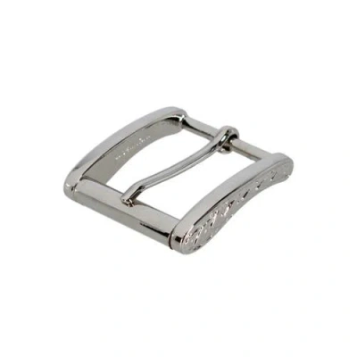 Trafalgar 35mm Solid Brass Italian Classic Arched Rectangular Harness Belt Buckle In Metallic