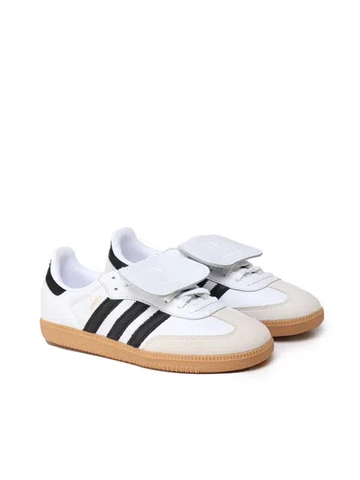 Adidas Originals Samba White Leather Calfskin Sneakers