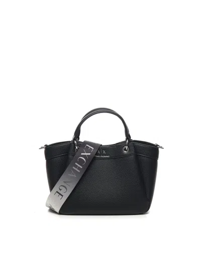Armani Exchange Black Bag With Shoulder Strap