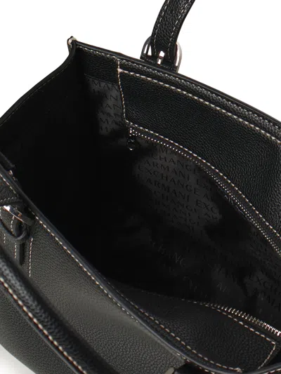 Armani Exchange Double Handle Black Bag