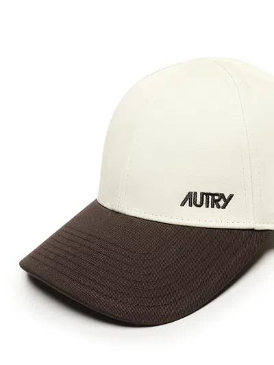 Autry Cotton Embroidered Cream Coffee Cap