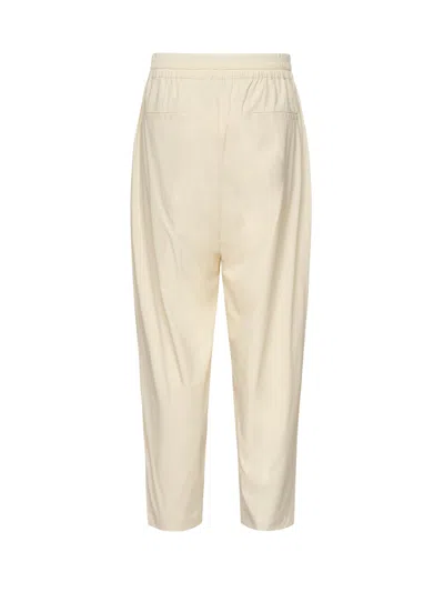 Autry Cream Nylon Joggers With Logo
