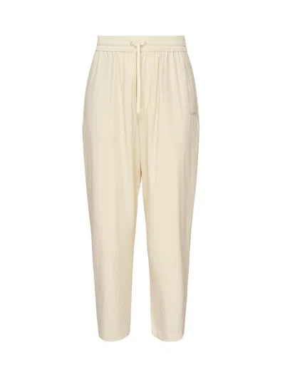 Autry Cream Nylon Joggers With Logo