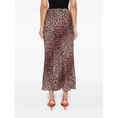 Rixo London Kelly Skirt In Animal Print