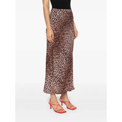 Rixo London Kelly Skirt In Animal Print