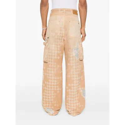 Amiri Tan Repair Jeans