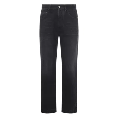 Amiri Straight Trousers With Five Pockets And Belt Loops