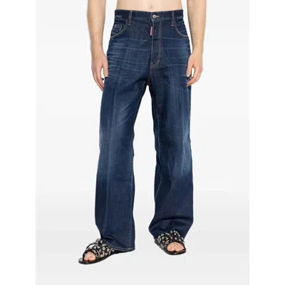 Dsquared2 Denim Wide-leg Jeans
