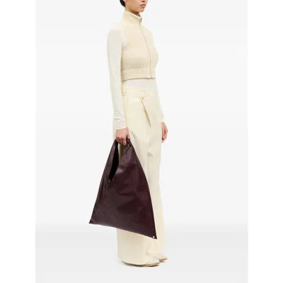 Mm6 Maison Margiela Red Tote Bags