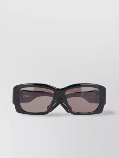Jacquemus Rectangular Frame Sunglasses Thick Arms