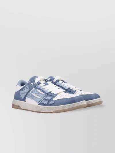Amiri Low-top Bandana Skel Top Sneakers In Blue